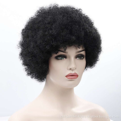 wholesales factory cheap price afro kinky curly wigs